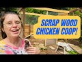 Chicken coop build part 3  creative diy coop  scrap wood