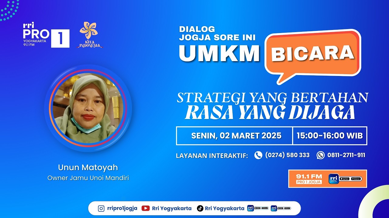UMKM BICARA | Strategi Yang Bertahan Rasa Yang Dijaga