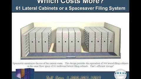 High Density File Shelving vs Lateral File Cabinet Systems