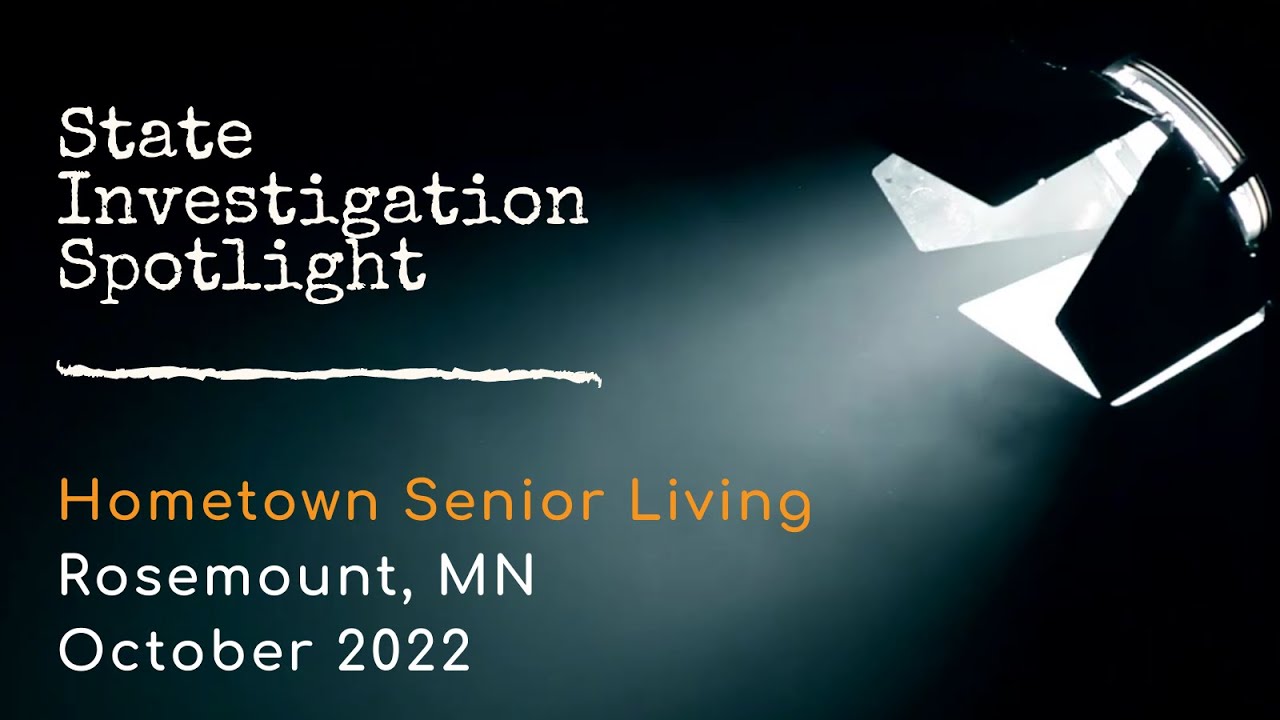 State Investigation Spotlight Hometown Senior Living YouTube