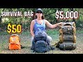 $50 Survival Kit Vs. $5000 Survival Kit