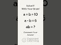 "Test Your Knowledge, Solve this problem, Learn by doing #education #correctanswer #questionseries"