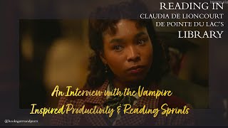 PRODUCTIVITY & READING SPRINTS | Reading in Claudias Library