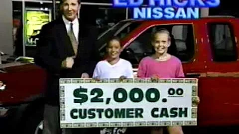 Hannah Hicks and Lesley Berry-Nissan Commercial 1998