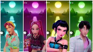 Mystery 🆚 Rory 🆚 Zoey 🆚 J-Hope 🎶 Tiles Hop EDM Rush screenshot 1