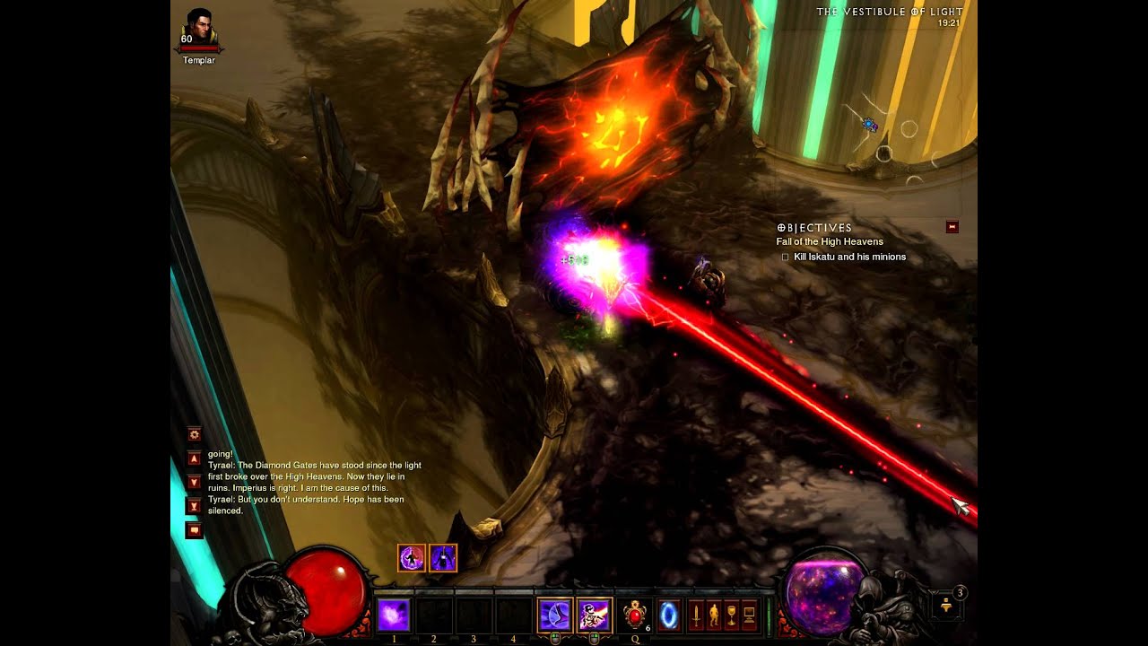 Diablo3 Wizard Inferno Act4 Iskatu 1min Quick-Run.