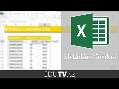 Jak skládat funkce v Excelu? | EduTV