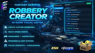 FiveM Robbery Creator | Advanced Robbery System | ESX/QBCORE/QBOX