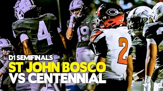 St John Bosco vs Corona Centennial | INSTANT CLASSIC | Official Highlights