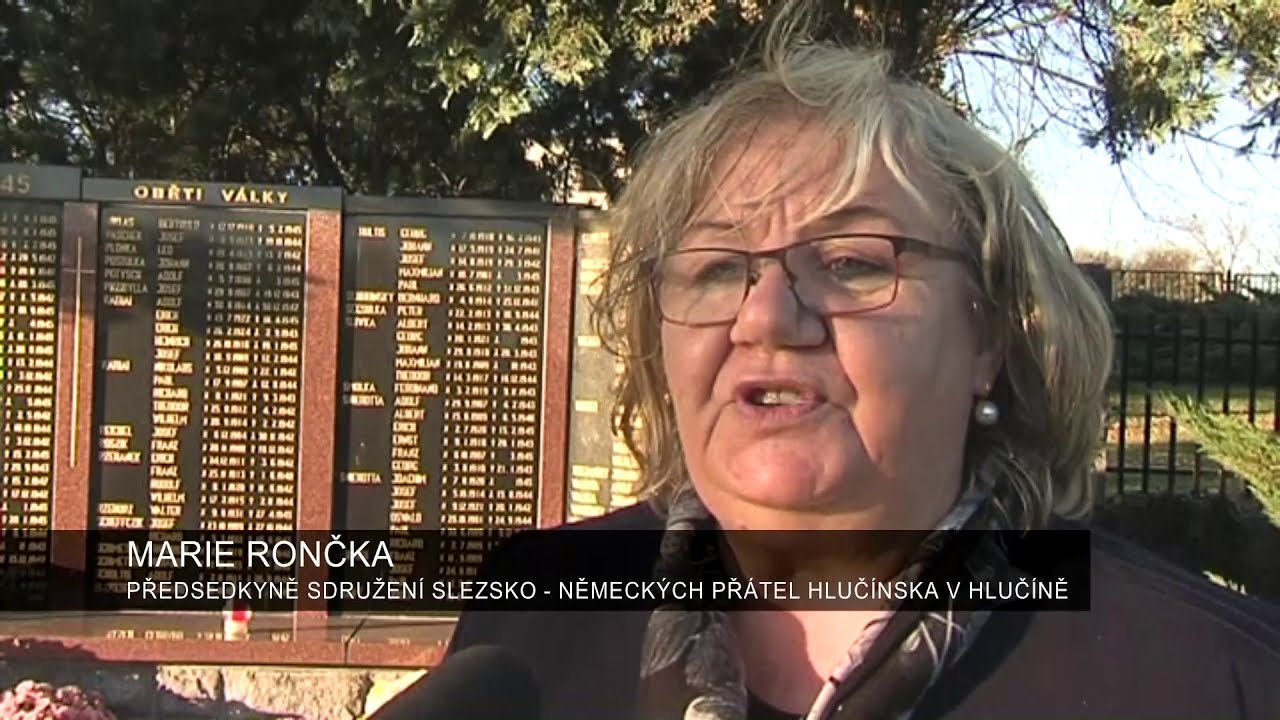 Hlučínsko - Kladení věnců a kytic na hroby německých vojáků   Hlucinsko.TV