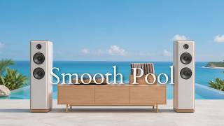 Smooth Pool | Bright Turquoise Poolside Lounge for an Open, Easy Day