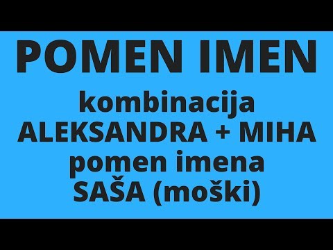 Video: Kakšna So Imena Moških, Primernih Za Ime Victoria