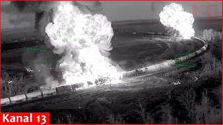 Ukraines Security Service Hits Trains Supplying Fuel To Russian Army Military Equipment In Luhansk