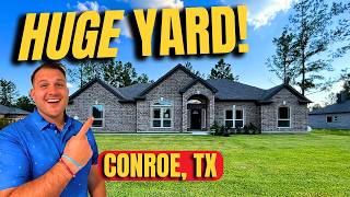 The BEST Homes with LAND for sale in Conroe Texas!