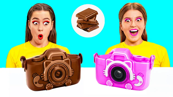 Real Food vs Chocolate Food Challenge | Who Wins the Secret Kitchen Battle by DaRaDa Best