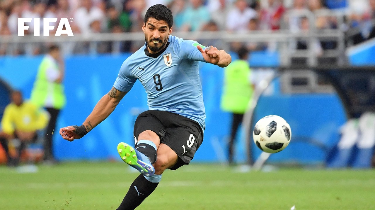 Luis Suarez | Every FIFA World Cup Goal for Uruguay - YouTube