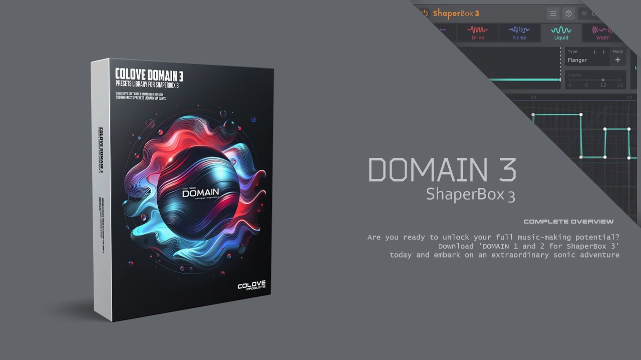 COLOVE Domain 3 for ShaperBox 3 (Presets Library Review)