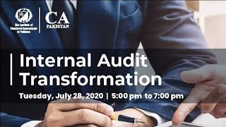 ICAP Webinar on Internal Audit Transformation
