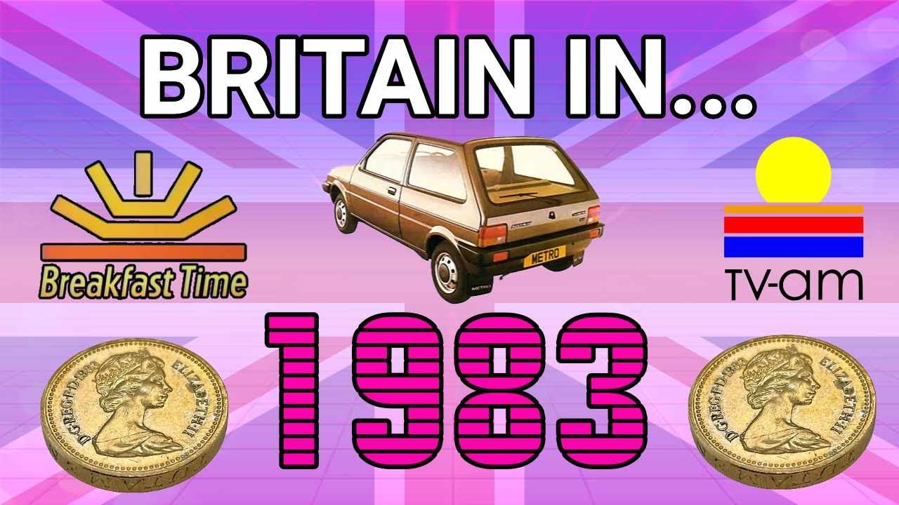 ВЕЛИКОБРИТАНИЯ в 1983 году — год РЕМНЕЙ БЕЗОПАСНОСТИ, МОНЕТ В 1 ФУНТ И ЗАВТРАКА ПО ТЕЛЕВИЗОРУ!