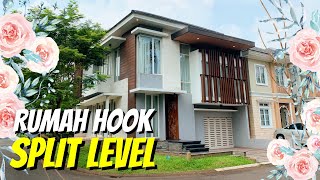 RUMAH HOOK SPLIT LEVEL!!! Bangunan Mandiri di Trimezia 3 @ Gading Serpong