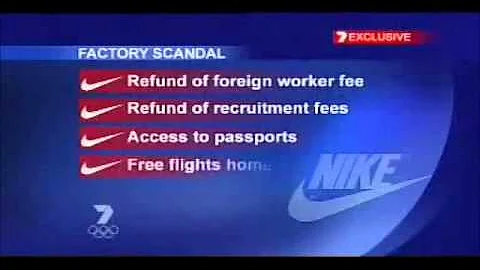 Nike sweatshops and behind the swoosh