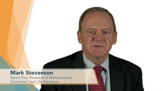 Mark stevenson, senior vice president of administration for guarantee
trust life (gtl) insurance. gtl is a and health insurance company that
supports ab...