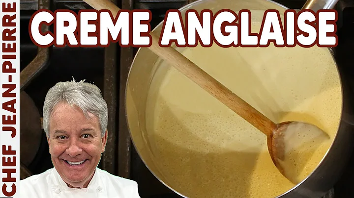White Chocolate Cream Anglaise - Chef Jean-Pierre