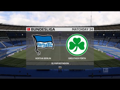 FIFA 21 | Hertha Berlin vs Greuther Fürth – Olympiastadion | Full Gameplay