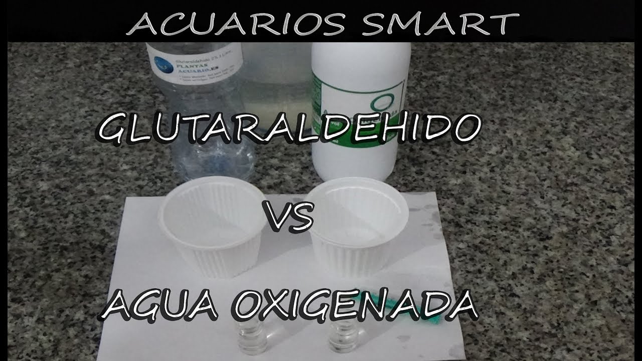 GLUTARALDEHIDO VS AGUA OXIGENADA