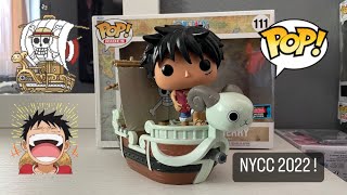 Funko Pop 2022 NYCC Exclusive One Piece - Luffy with Going Merry with