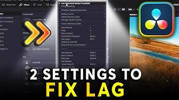 FIX LAG for Smooth Playback | Davinci Resolve Tutorial