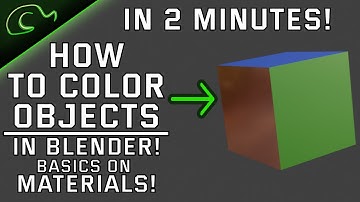 How to Color Objects in Blender! [] Blender 4.0+ [] Blender Tutorial