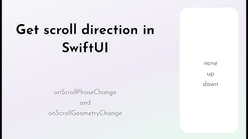 Get scroll direction with new api SwiftUI IOS18 XCode16