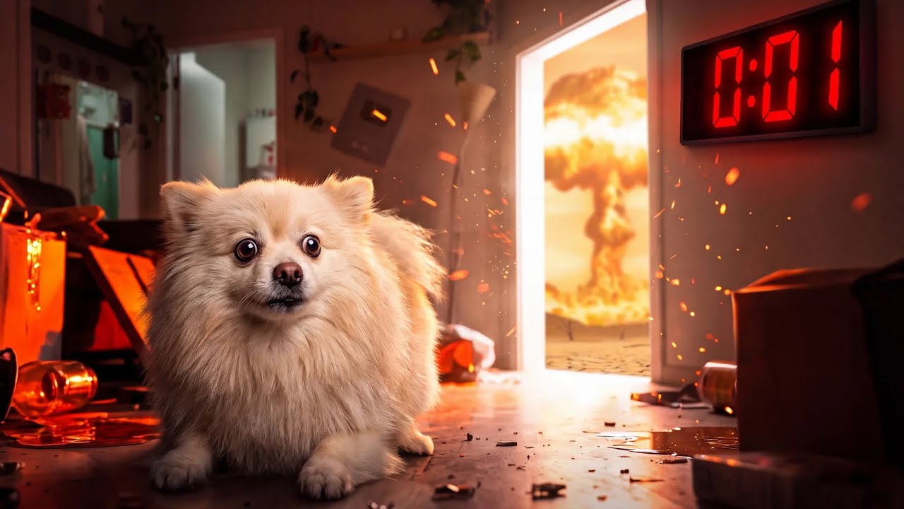 TEMOS 60 SEGUNDOS PRA SALVAR O BOB DA BOMBA NUCLEAR *a leticia chorou 😨
