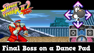Street Fighter II:Turbo Beaten on a Dance Pad! (SF2 DDR Gameplay)