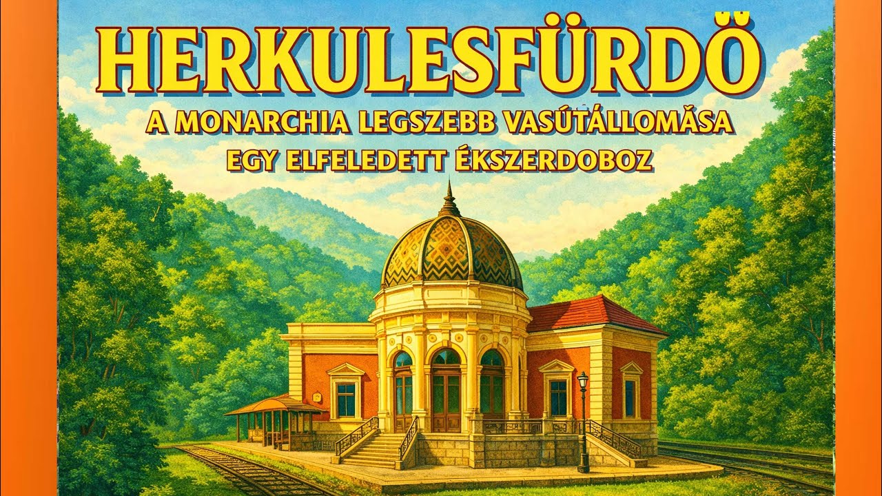 Herkulesfürdő vasútállomás, az egykori Monarchia egyik legkülönlegesebb és legszebb vasúti műemléke
