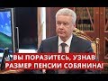 Вы поразитесь, узнав размер пенсии Собянина!