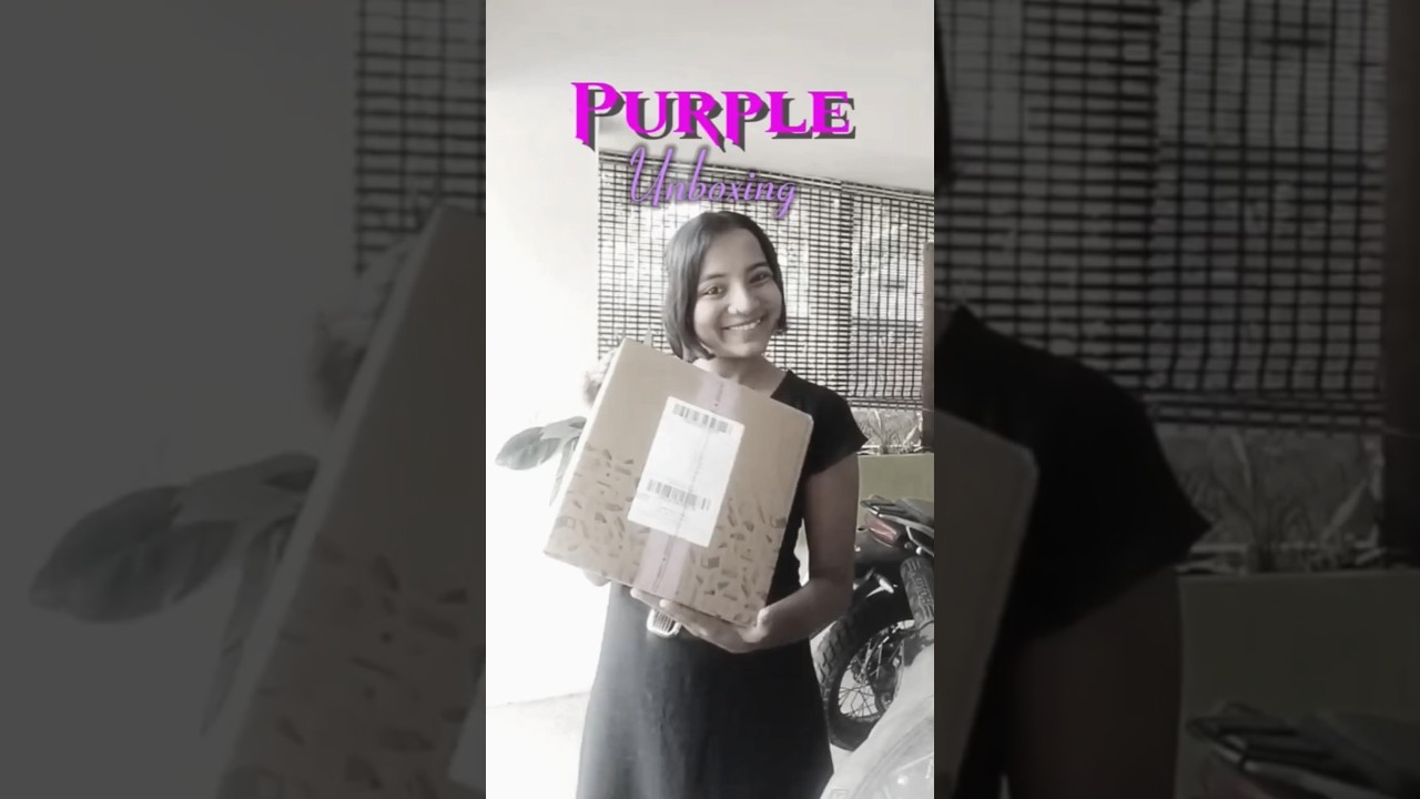 Purple Unboxing 💜..... 