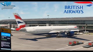 British Airways BA31 | London Heathrow to Hong Kong | Airbus A350-1000 | MSFS2020 - 2