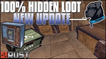 100% HIDDEN LOOT Update/Quick Tip - Rust Base Design Series