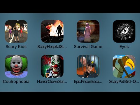 Scary Kids,Scary Hospital,Survival Game,Eyes,Coulrophobia,Horror Clown Survival,Epic Prison Escape