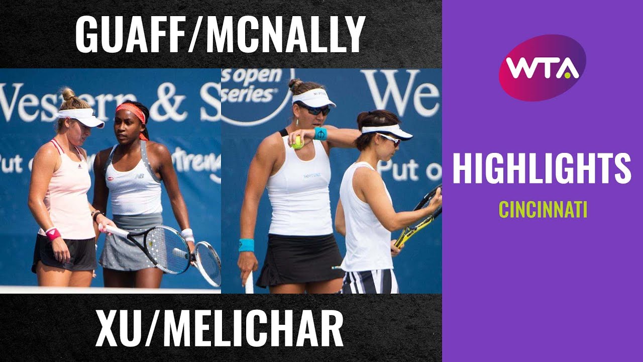 Gauff/McNally vs. Xu/Melichar | 2020 Cincinnati Doubles Third Round | WTA Highlights