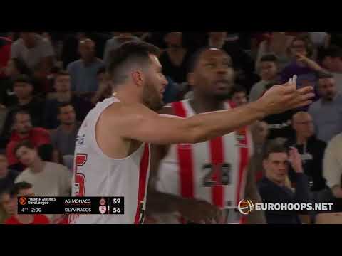 Alec Peters (12 points) 🎯 AS Monaco - Olympiacos Piraeus 64-60