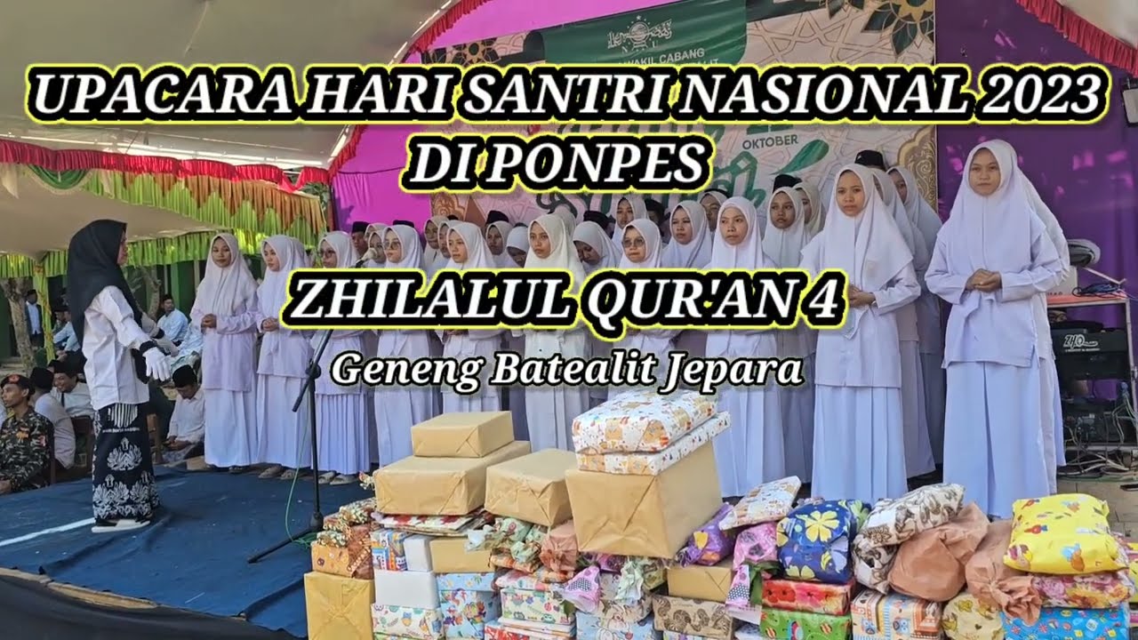 Upacara Hari Santri PP zhilalul qur'an 4
