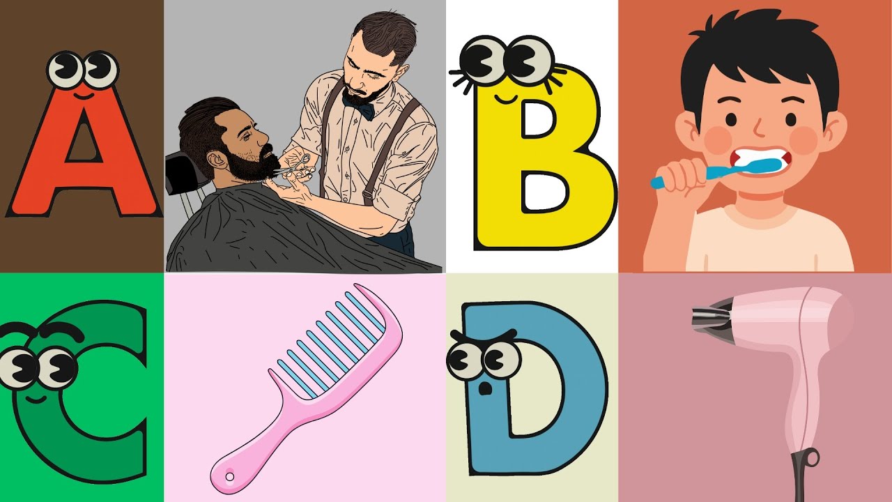 Learn ABC with Grooming A-Z ✂️ | Fun Alphabet Rhymes for Toddlers & Preschoolers 👶📚