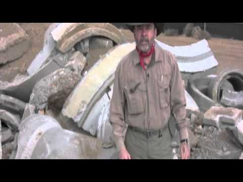 David Casson on location - the ruins of ancient Ni...