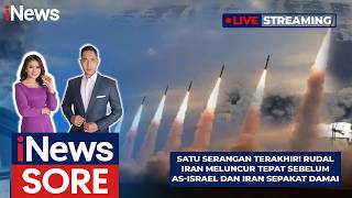   Rudal Iran Meluncur Tepat Sebelum Asisrael Dan Iran Sepakat Damai   Inews Sore 84