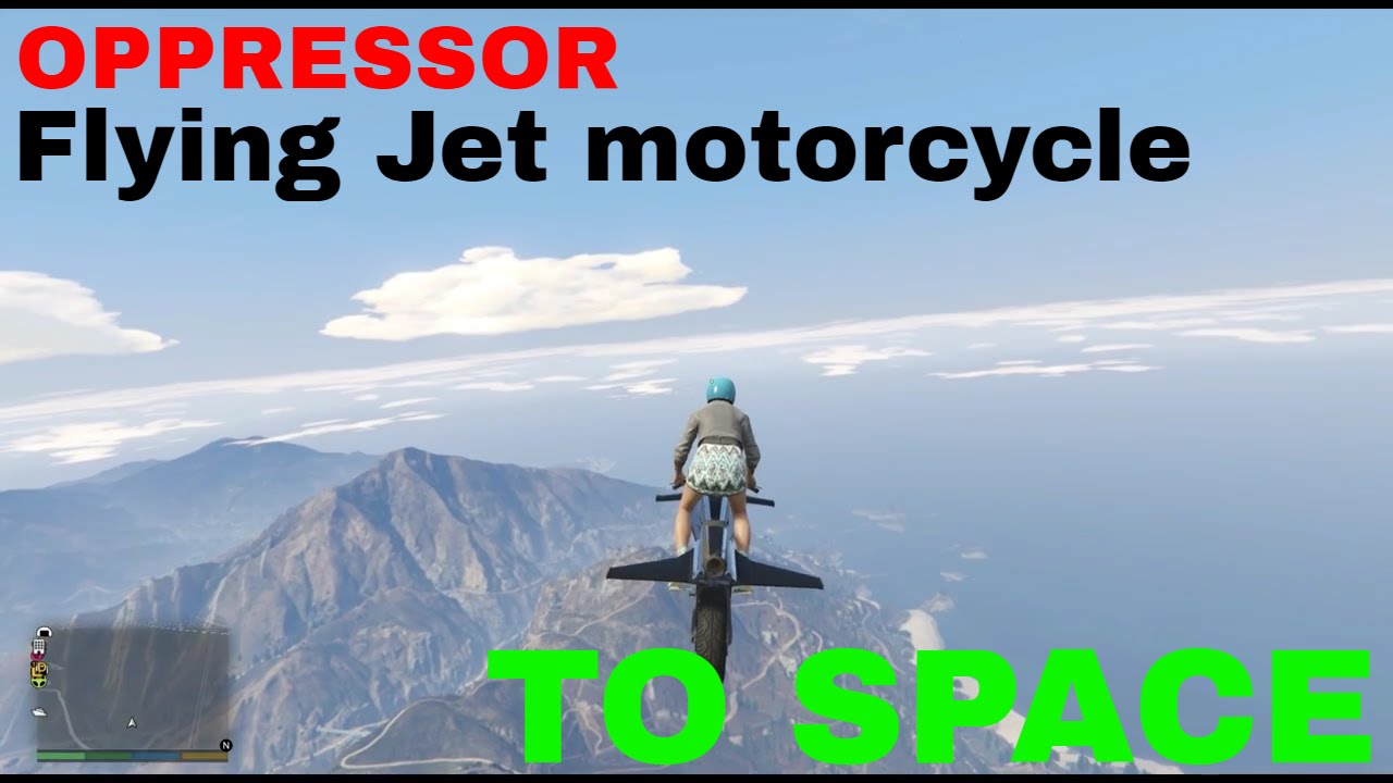 GTA V Gunrunning Flying Jet Bike (Oppressor) Review YouTube