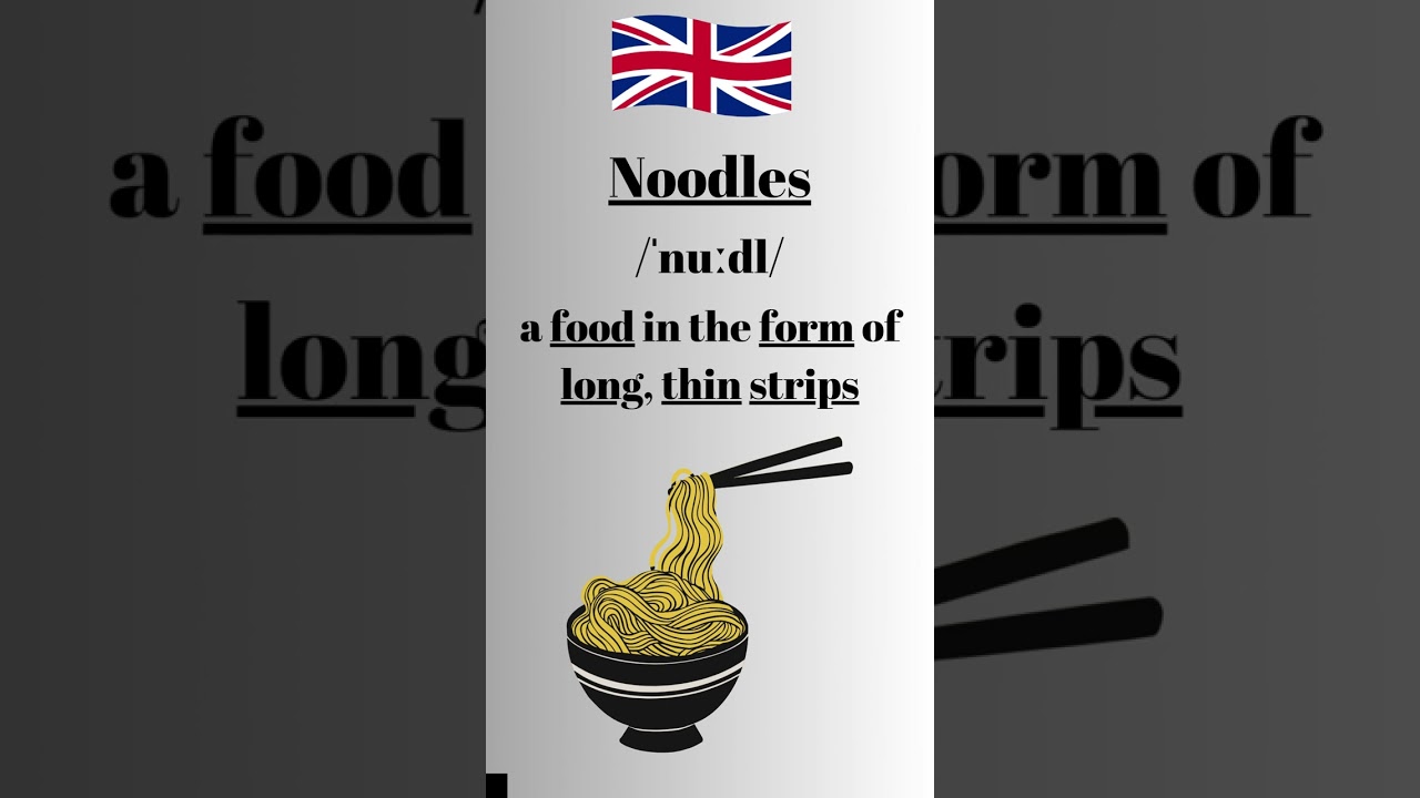 Как произносится &laquo;Noodles&raquo; на английском языке с британским акцентом #learnenglish #learnenglisht...
