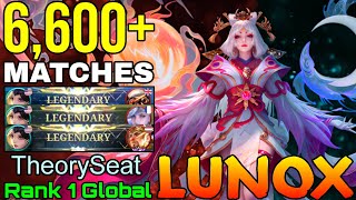 Legendary Lunox Insane 6,600+ Matches - Top 1 Global Lunox by TheorySeat - Mobile Legends